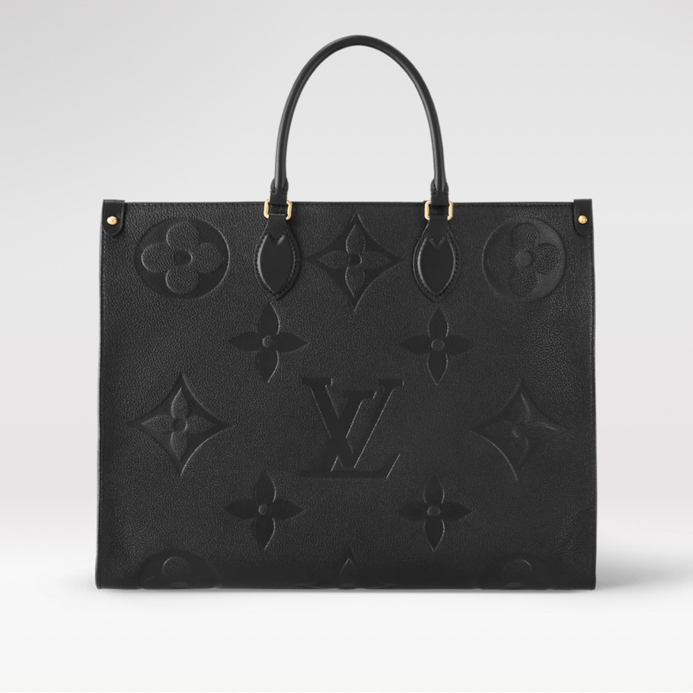 Authentic Louis Vuitton Black Tote Bag